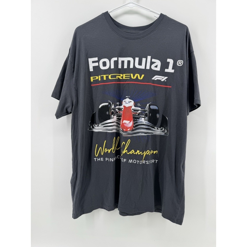Hybrid Apparel F1 Formula 1 Racing Mens SS Shirt Sz XL Black Speed